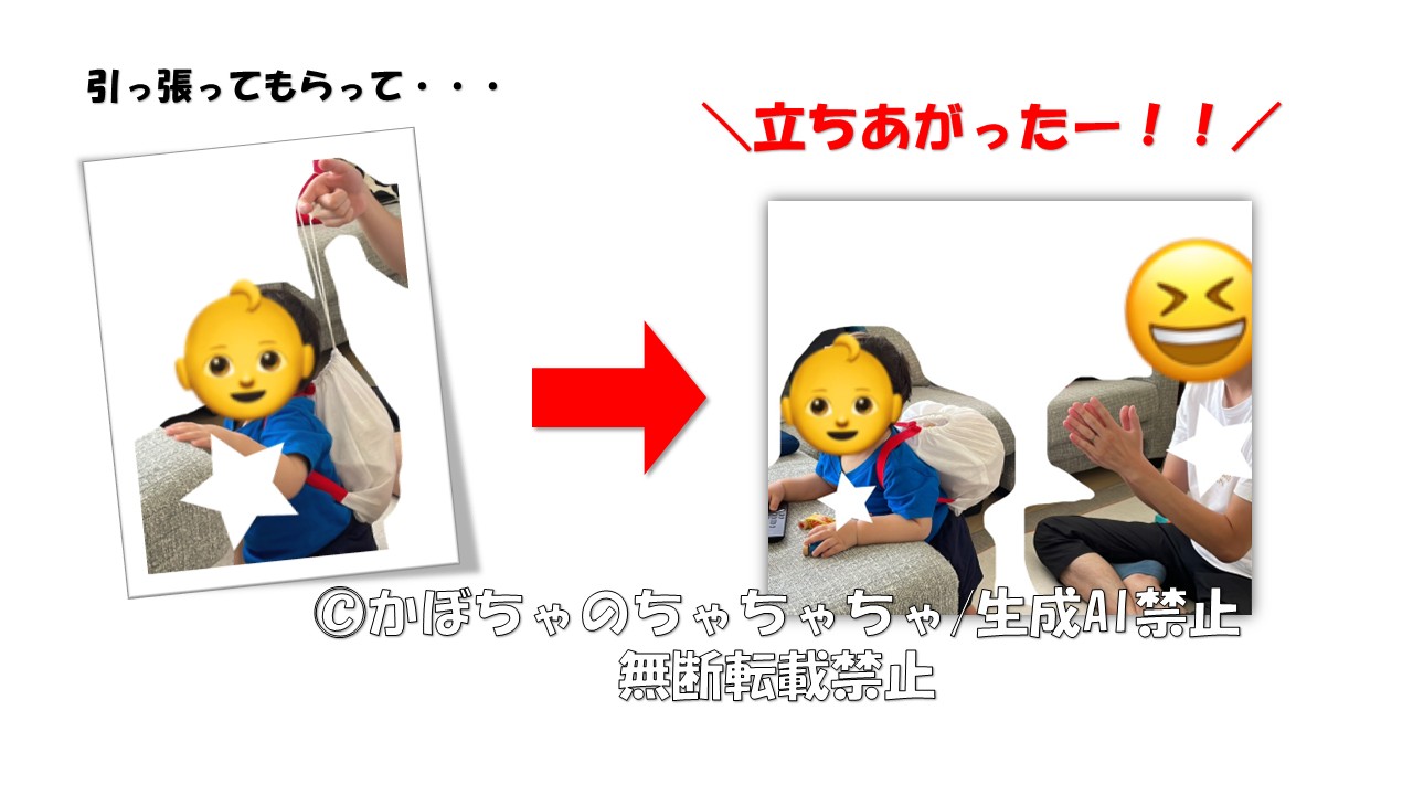 背負い餅の様子